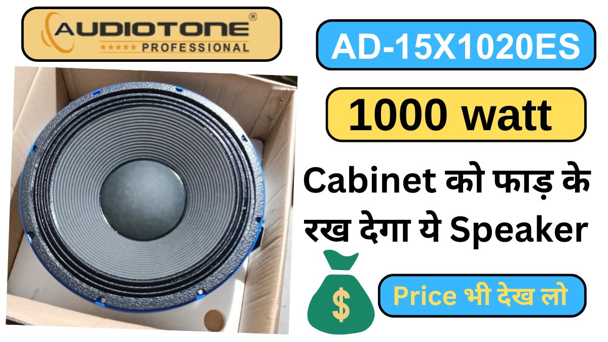 Audiotone Speaker 15 inch 1000 Watt Price